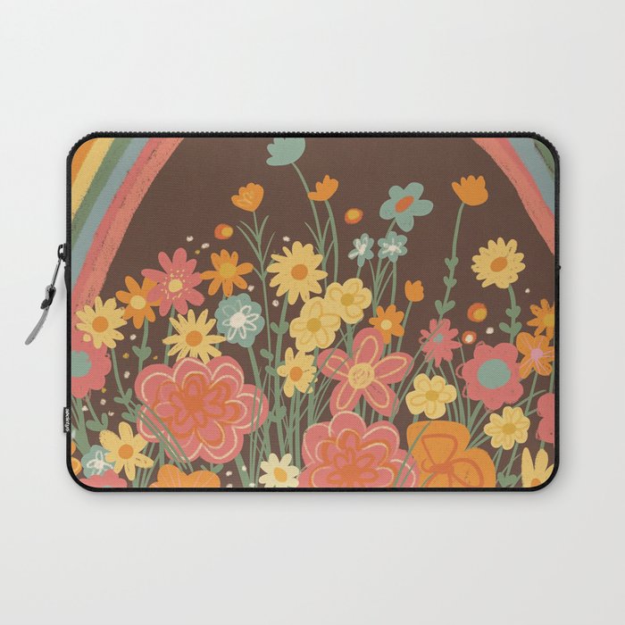 Rainbow garden Laptop Sleeve Gallery Image 1