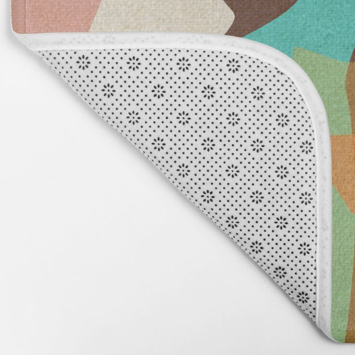 Abso 03 Colored Vase With Red Plant Bath Mat Gallery Image 2
