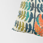 colorful fern leaves Pillow Sham Gallery Image 4