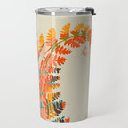 colorful fern leaves Travel Mug Gallery Image 2
