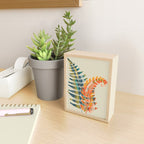 colorful fern leaves Mini Art Print Gallery Image 2