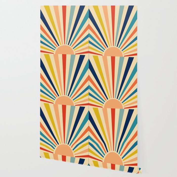 60s retro sun  Wallpaper Gallery Image 2