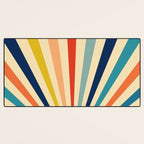 60s retro sun  Desk Mat Gallery Image 3