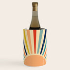 60s retro sun  Wine Chiller Gallery Image 1
