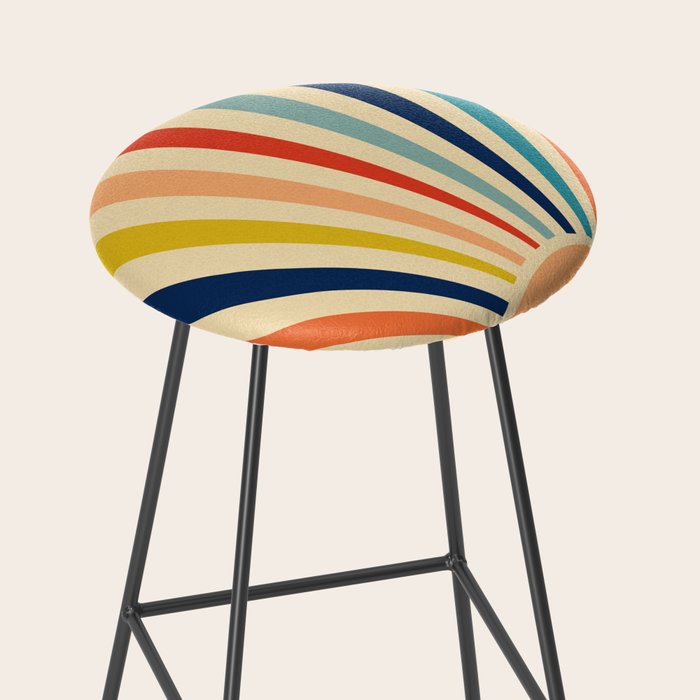 60s retro sun  Stool Gallery Image 2