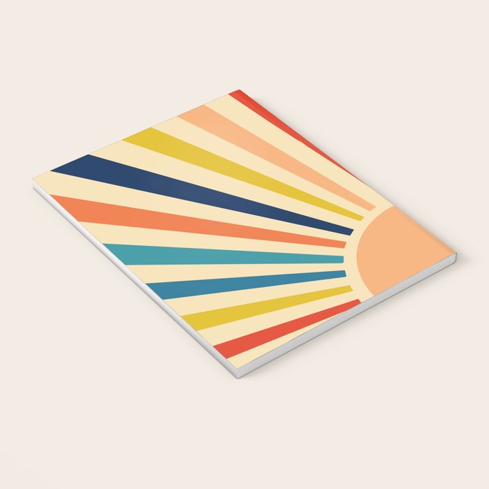 60s retro sun  Notebook Gallery Image 3