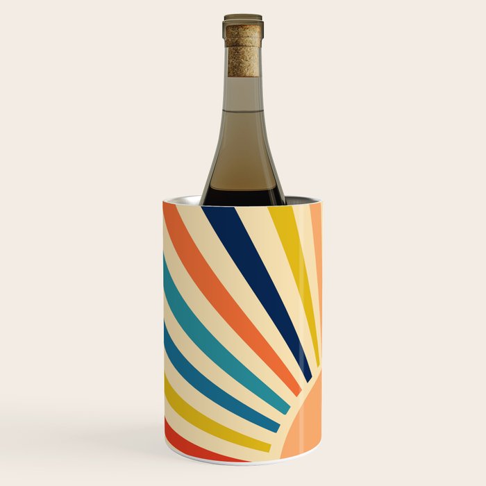 60s retro sun  Wine Chiller Gallery Image 2