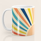 60s retro sun  Coffee Mug Gallery Image 3