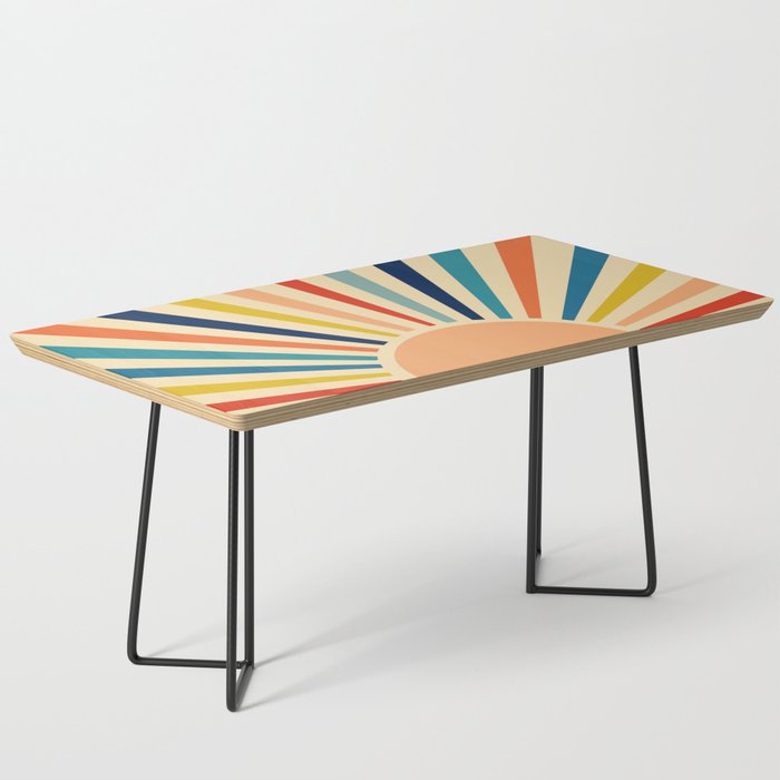 60s retro sun  Coffee Table Gallery Image 1