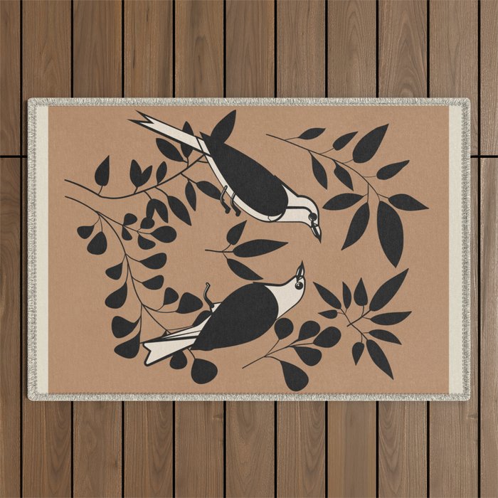 Song in the branches 5 Outdoor Rug Gallery Image 1