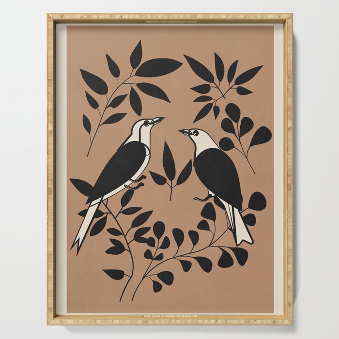 Song in the branches 5 Serving Tray Gallery Image 1