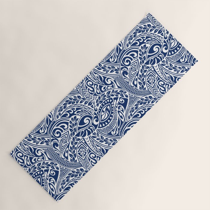 Hawaiian Tribal Pattern III Yoga Mat Gallery Image 1