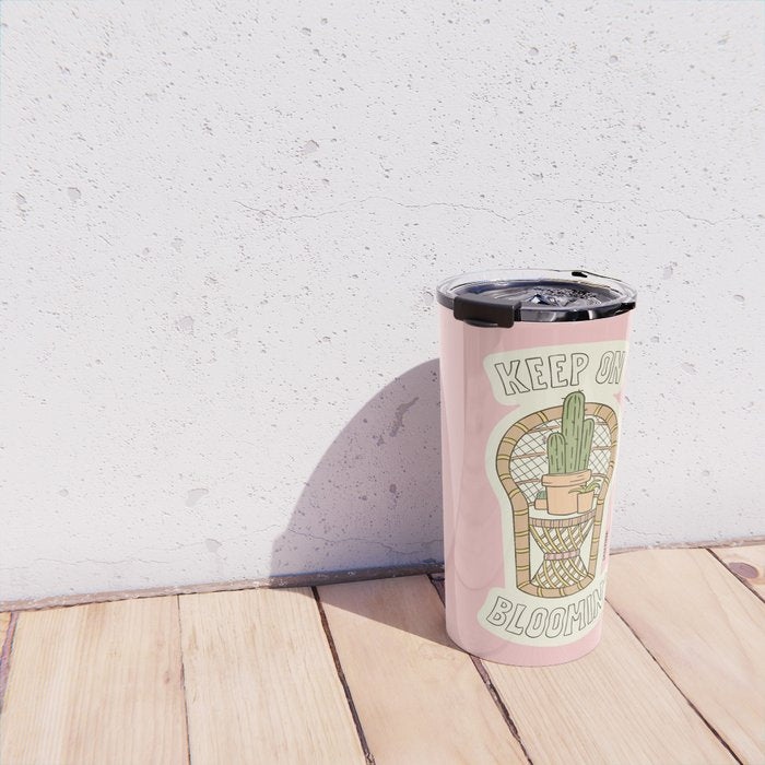 KEEP ON BLOOMIN' Travel Mug Gallery Image 4