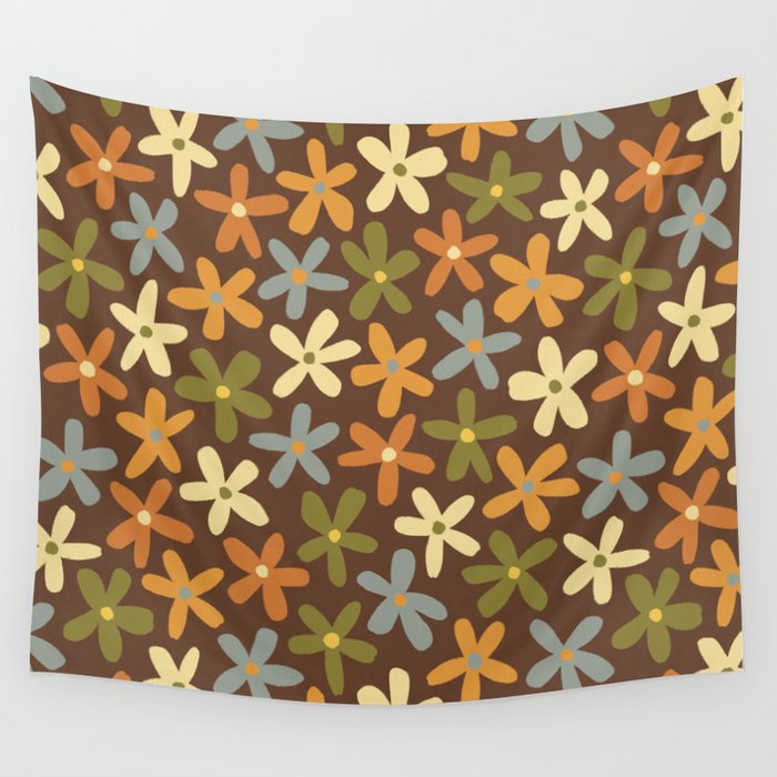 Tiny Flower Pattern #2 Wall Tapestry Gallery Image 4
