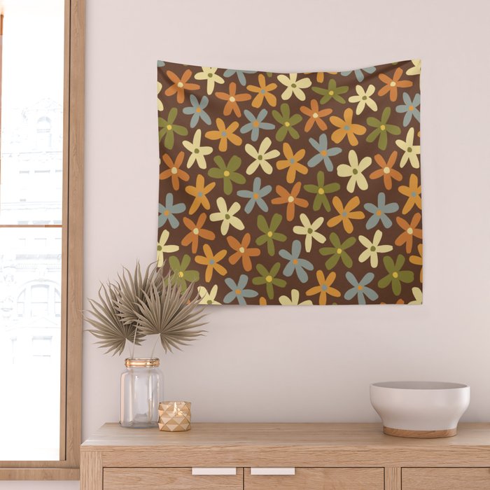 Tiny Flower Pattern #2 Wall Tapestry Gallery Image 2