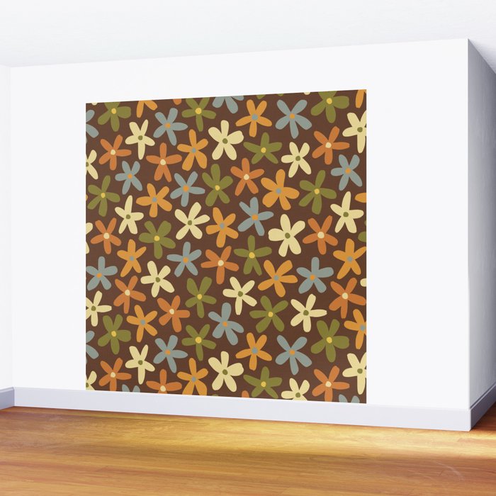 Tiny Flower Pattern #2 Wall Mural Gallery Image 2