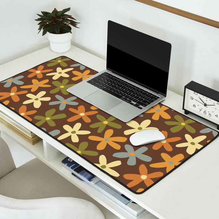 Tiny Flower Pattern #2 Desk Mat Gallery Image 2