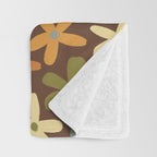Tiny Flower Pattern #2 Throw Blanket Gallery Image 3