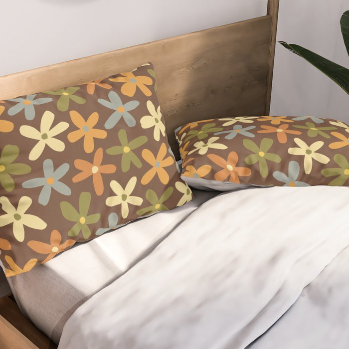 Tiny Flower Pattern #2 Pillow Sham Gallery Image 2