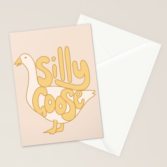 Simply a silly goose Stationery Card Gallery Image 2
