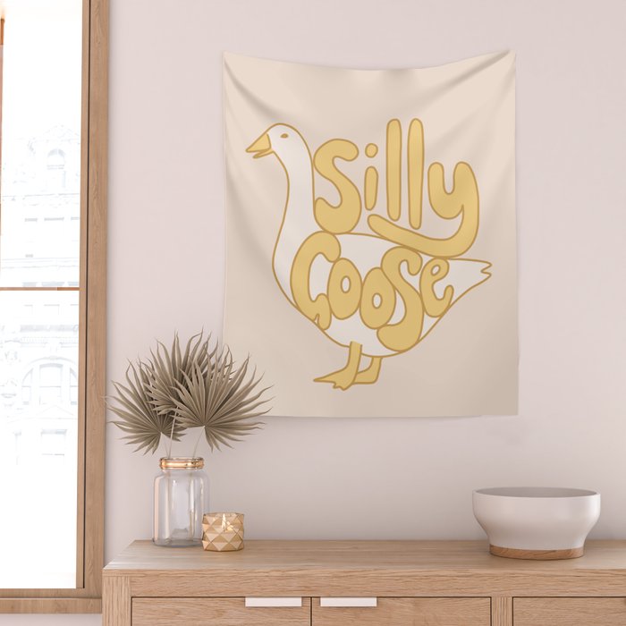 Simply a silly goose Wall Tapestry Gallery Image 2