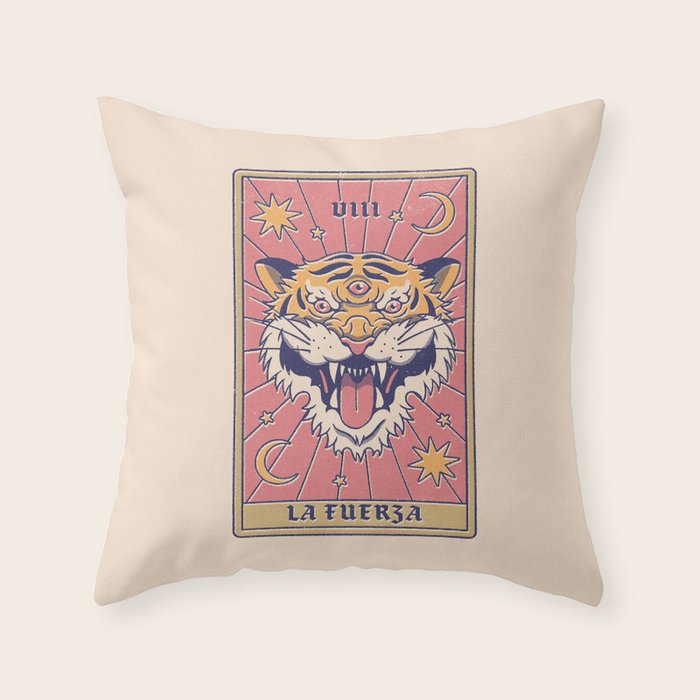 La Fuerza Throw Pillow Gallery Image 1
