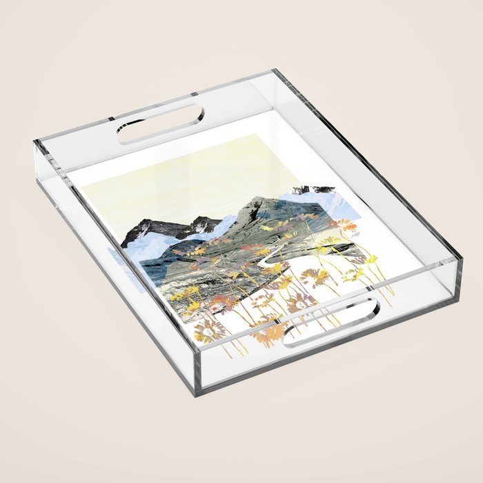 Daisy Mountain - Art Collage Acrylic Tray Gallery Image 1