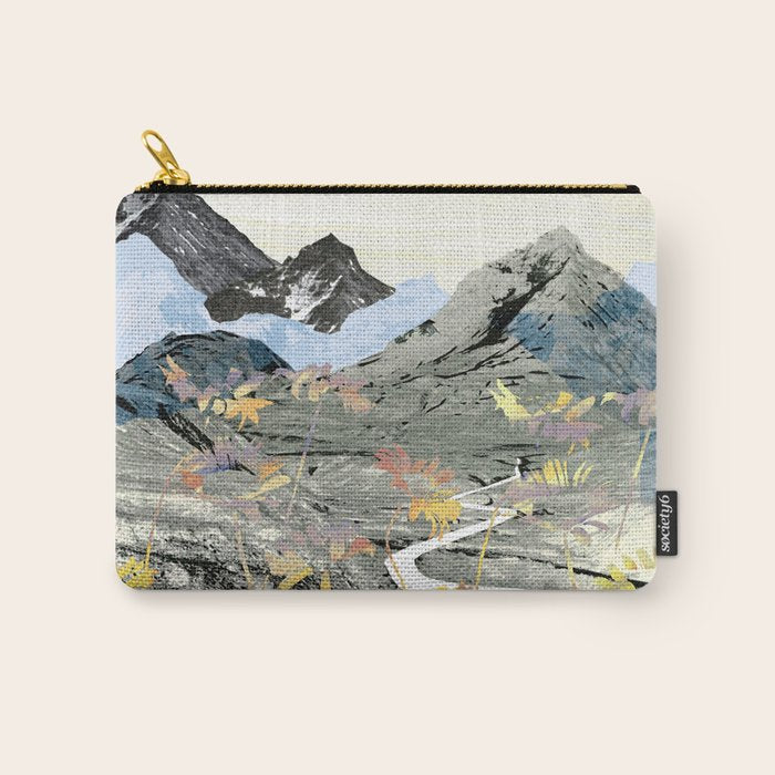 Daisy Mountain - Art Collage Carry All Pouch Gallery Image 1