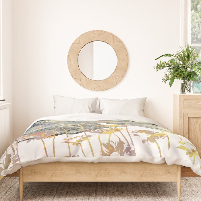 Daisy Mountain - Art Collage Duvet Cover Gallery Image 3