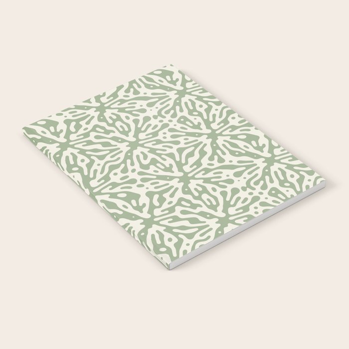 Organic Matter in Ivory and Green Notebook Gallery Image 2