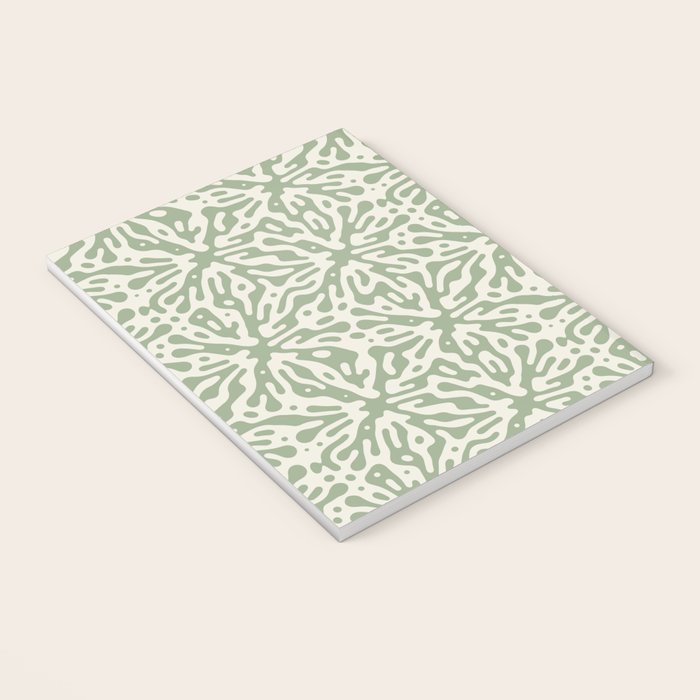 Organic Matter in Ivory and Green Notebook Gallery Image 3