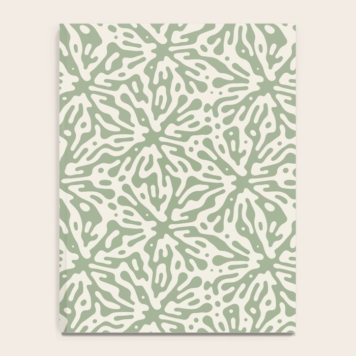 Organic Matter in Ivory and Green Notebook Gallery Image 4