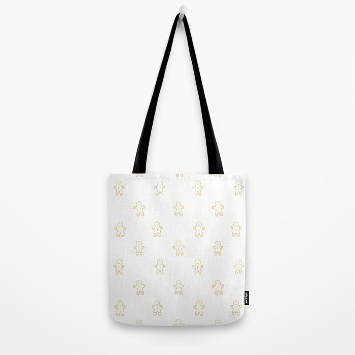 Christmas gingerbread cookie pattern Tote Bag Gallery Image 2