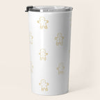 Christmas gingerbread cookie pattern Travel Mug Gallery Image 3