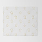 Christmas gingerbread cookie pattern Throw Blanket Gallery Image 2