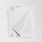 Christmas gingerbread cookie pattern Throw Blanket Gallery Image 3