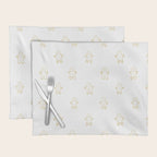 Christmas gingerbread cookie pattern Placemat Gallery Image 1