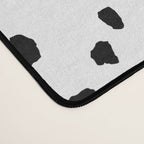 Speckle Dalmatian Pattern (black/white) Desk Mat Gallery Image 4