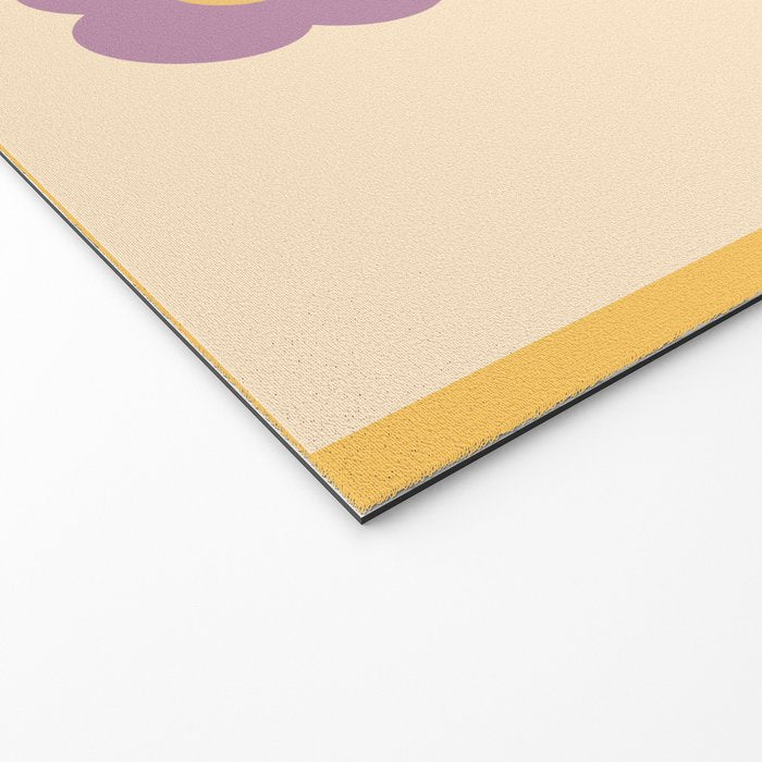 Minimal geometric abstraction Rainbow, Flower, Sun and Moon 2 Welcome Mat Gallery Image 2