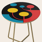 Mid Century Modern Geometric Abstract Side Table Gallery Image 2