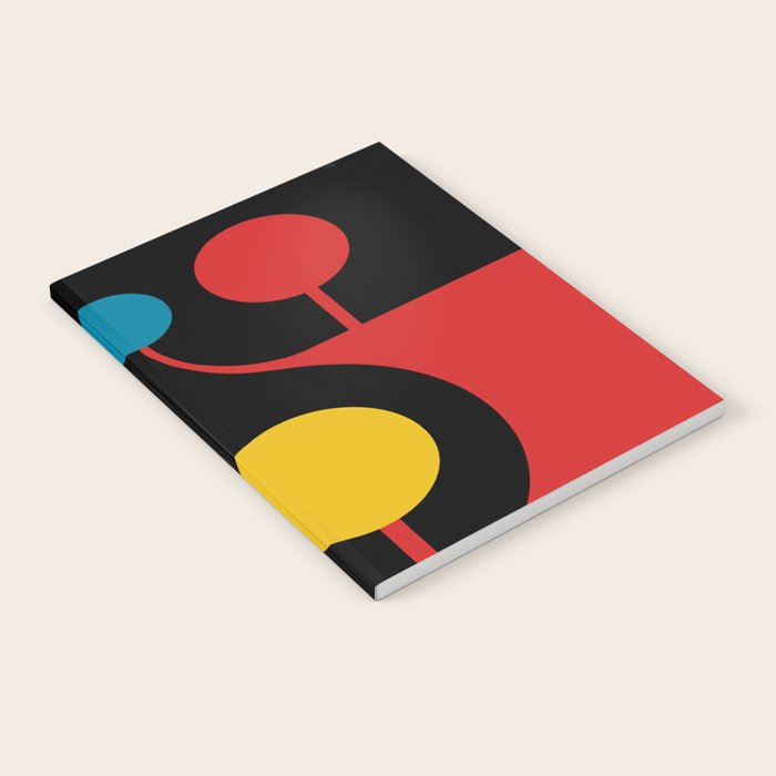 Mid Century Modern Geometric Abstract Notebook Gallery Image 1