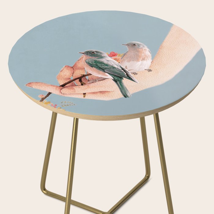 Birds on Hand Side Table Gallery Image 2