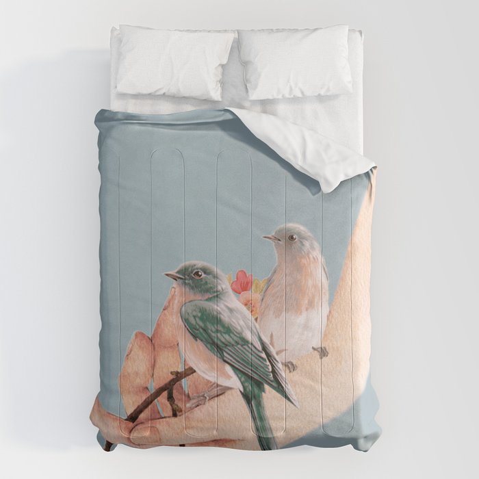 Birds on Hand Comforter Gallery Image 6