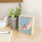 Birds on Hand Mini Art Print Gallery Image 2