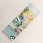 Retro Palm Springs III Yoga Mat Gallery Image 1