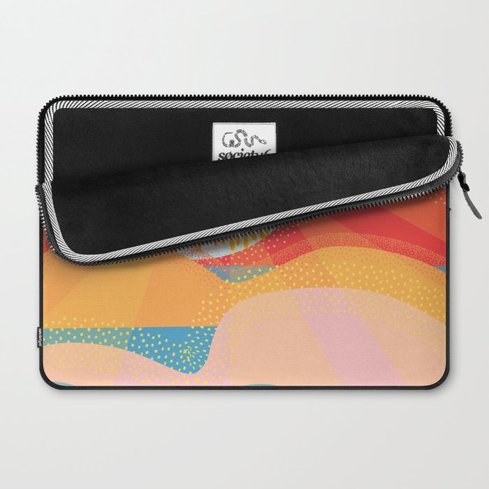 Sunset On Hills and Sea  Laptop Sleeve Gallery Image 2