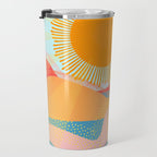 Sunset On Hills and Sea  Travel Mug Gallery Image 3