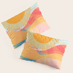Sunset On Hills and Sea  Pillow Sham Gallery Image 3