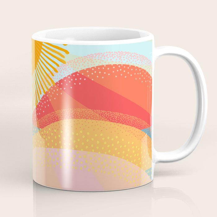 Sunset On Hills and Sea  Coffee Mug Gallery Image 1