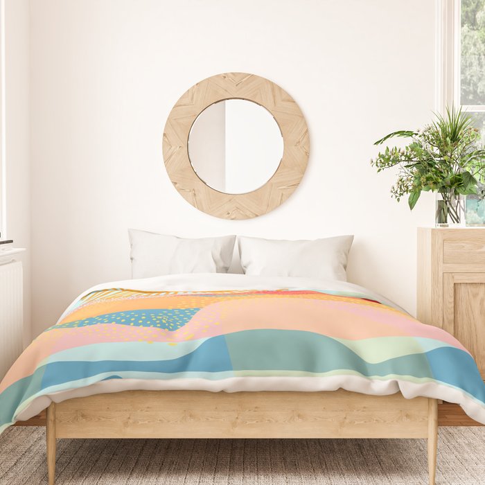 Sunset On Hills and Sea  Duvet Cover Gallery Image 3